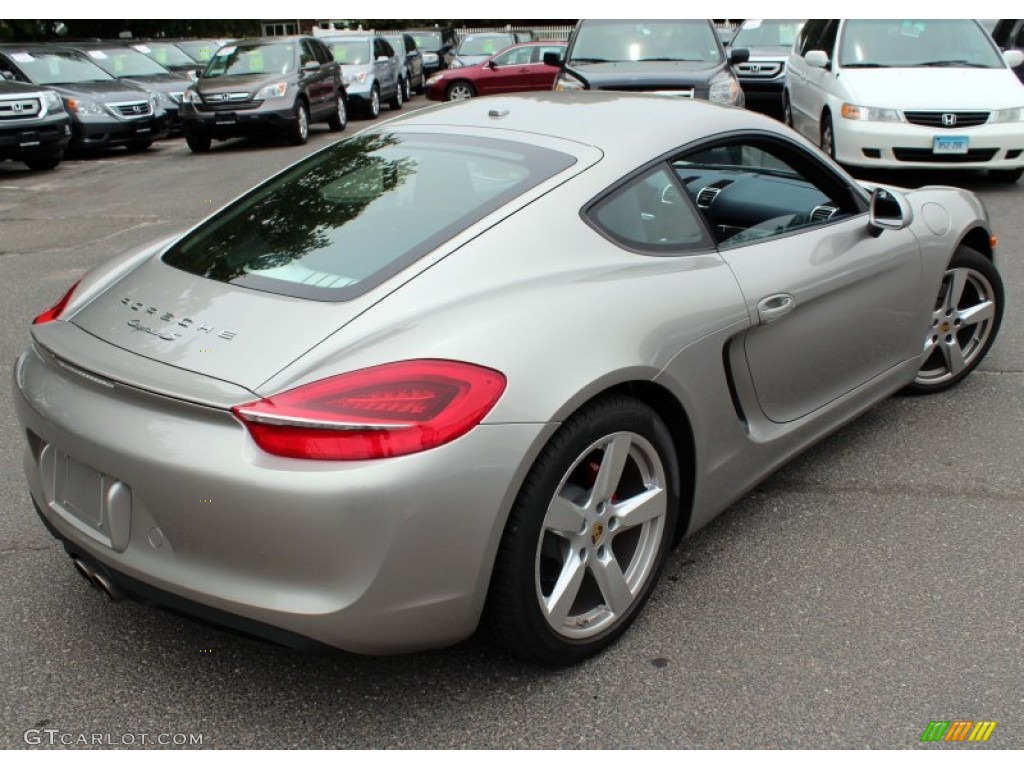 Platinum Silver Metallic 2014 Porsche Cayman S Exterior Photo #81565471