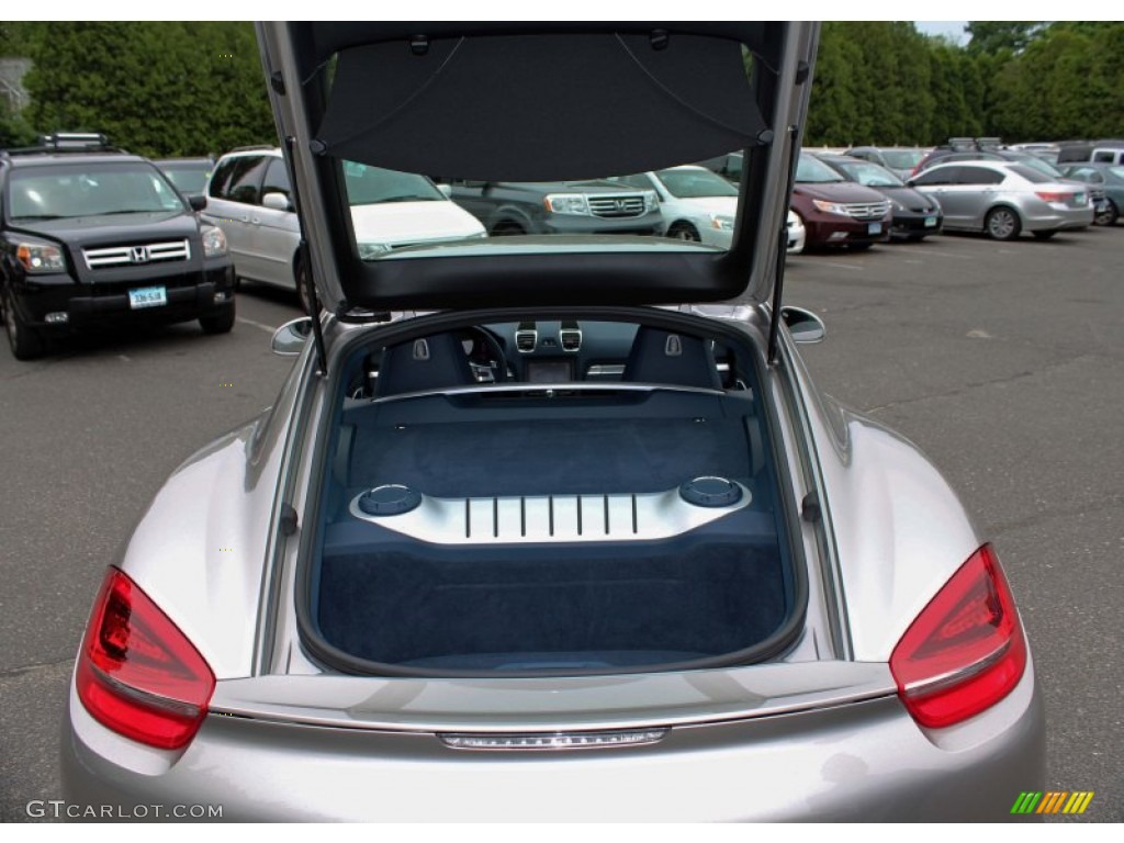 2014 Cayman S - Platinum Silver Metallic / Yachting Blue photo #8