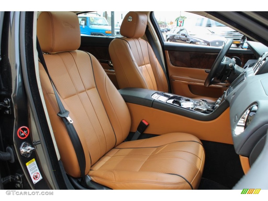 London Tan/Jet Black Interior 2011 Jaguar XJ XJL Photo #81565985