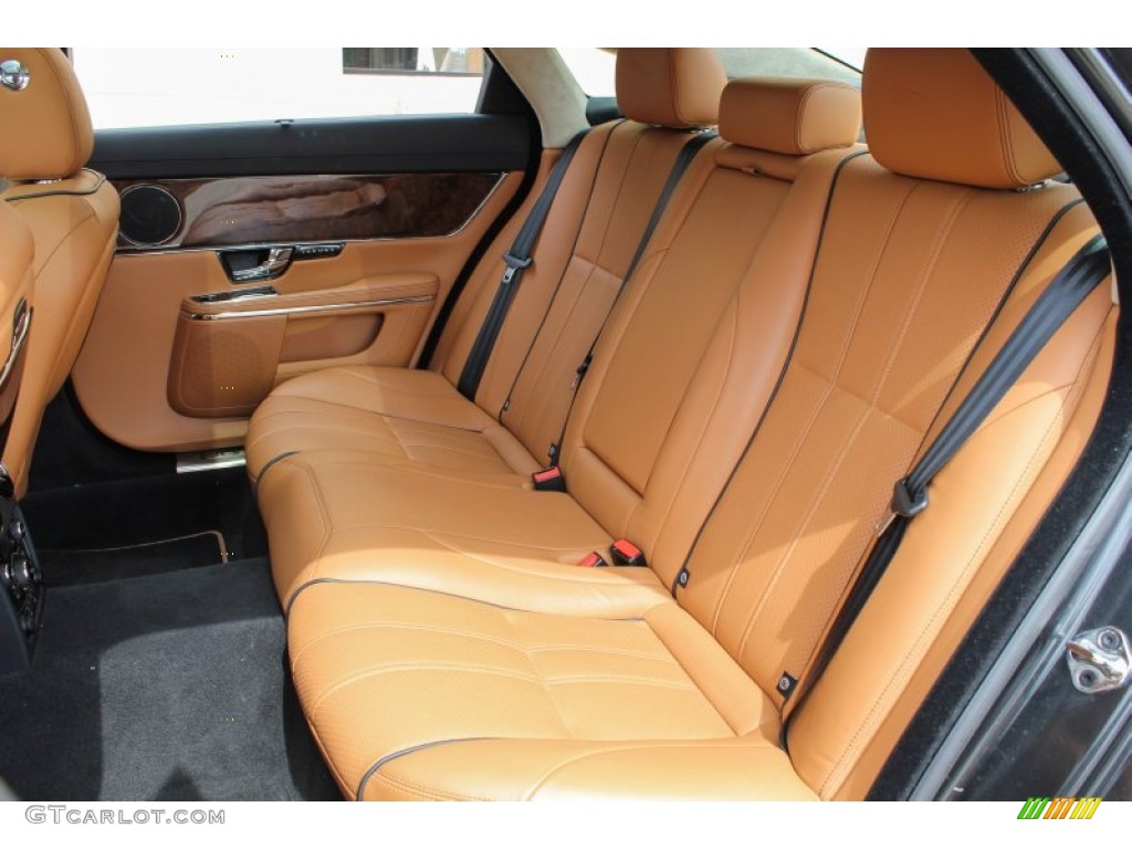 London Tan/Jet Black Interior 2011 Jaguar XJ XJL Photo #81566100