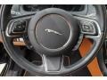 London Tan/Jet Black 2011 Jaguar XJ XJL Steering Wheel
