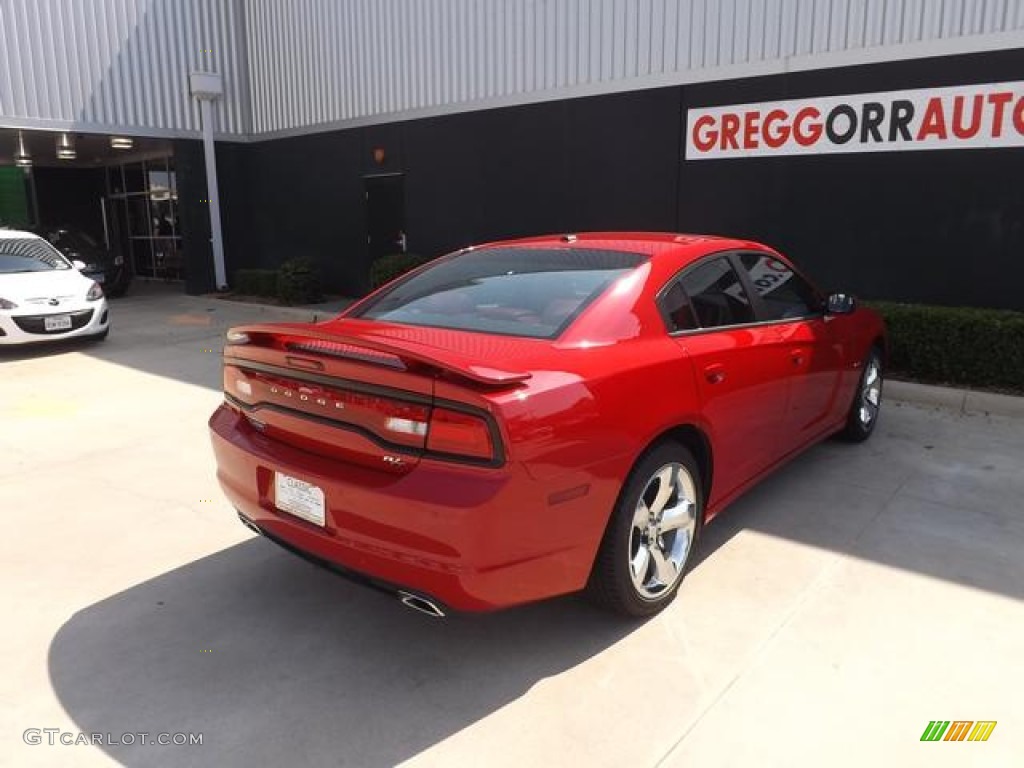 2013 Charger R/T Max - Redline 3 Coat Pearl / Black/Red photo #3