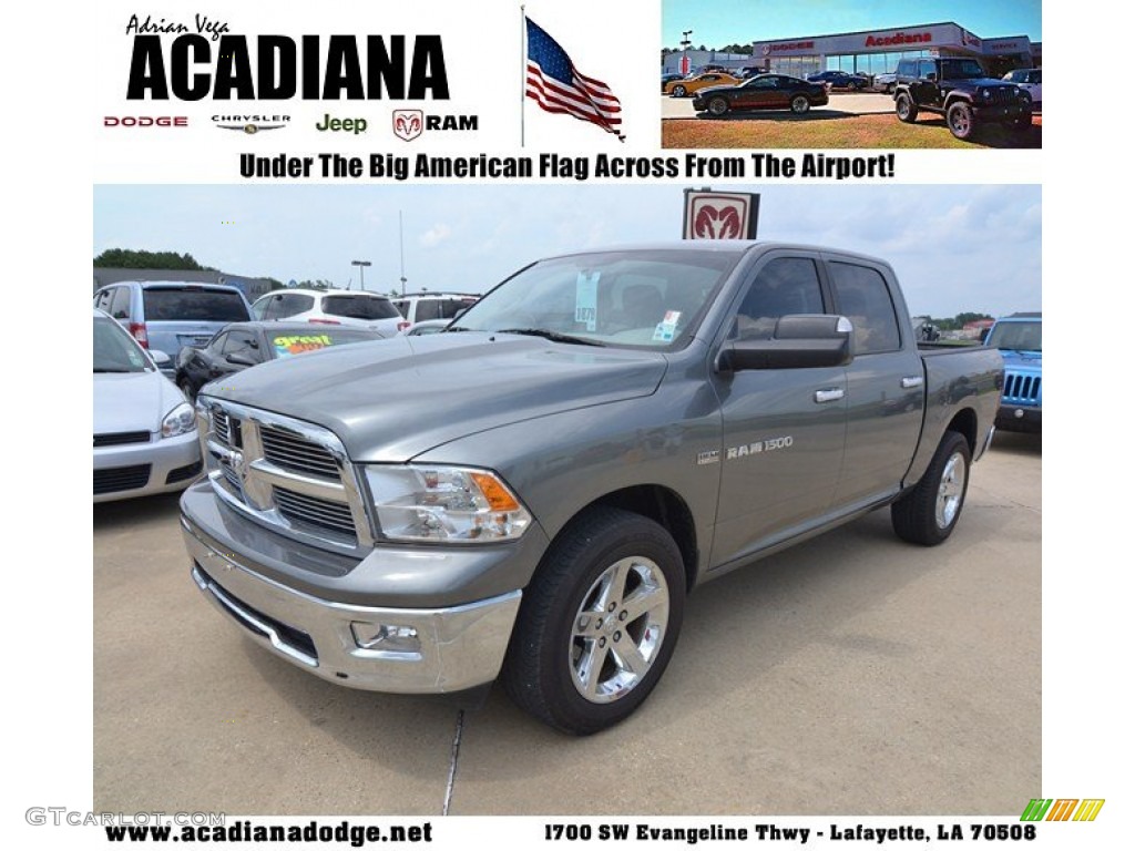 2012 Ram 1500 Big Horn Crew Cab - Mineral Gray Metallic / Dark Slate Gray/Medium Graystone photo #1