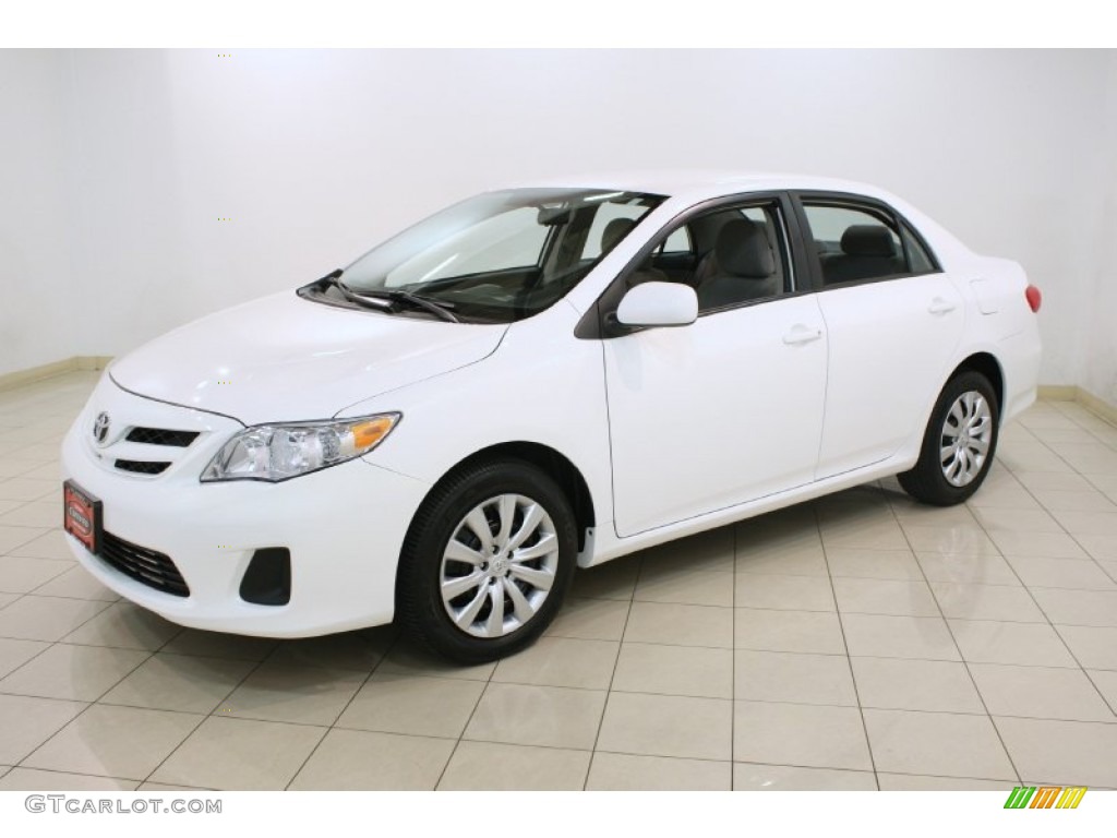 Super White 2012 Toyota Corolla LE Exterior Photo #81568170