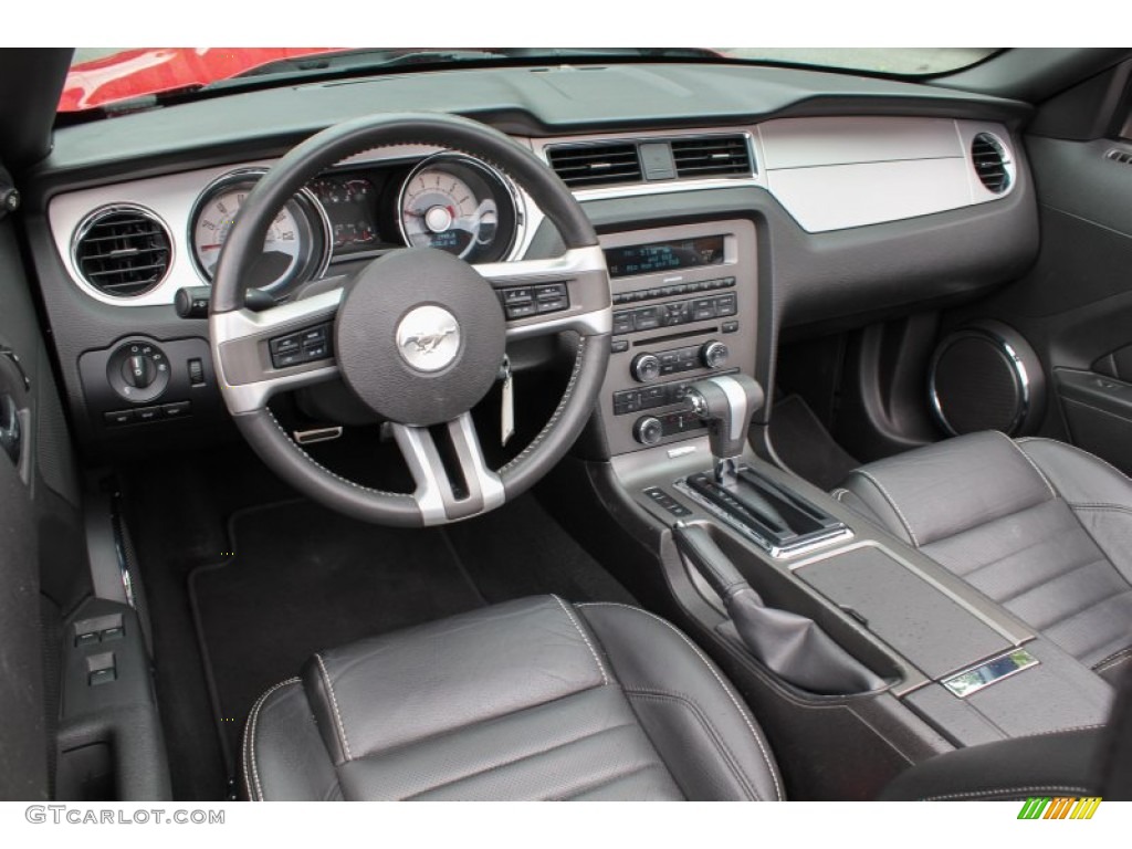 2010 Ford Mustang V6 Premium Convertible Interior Color Photos