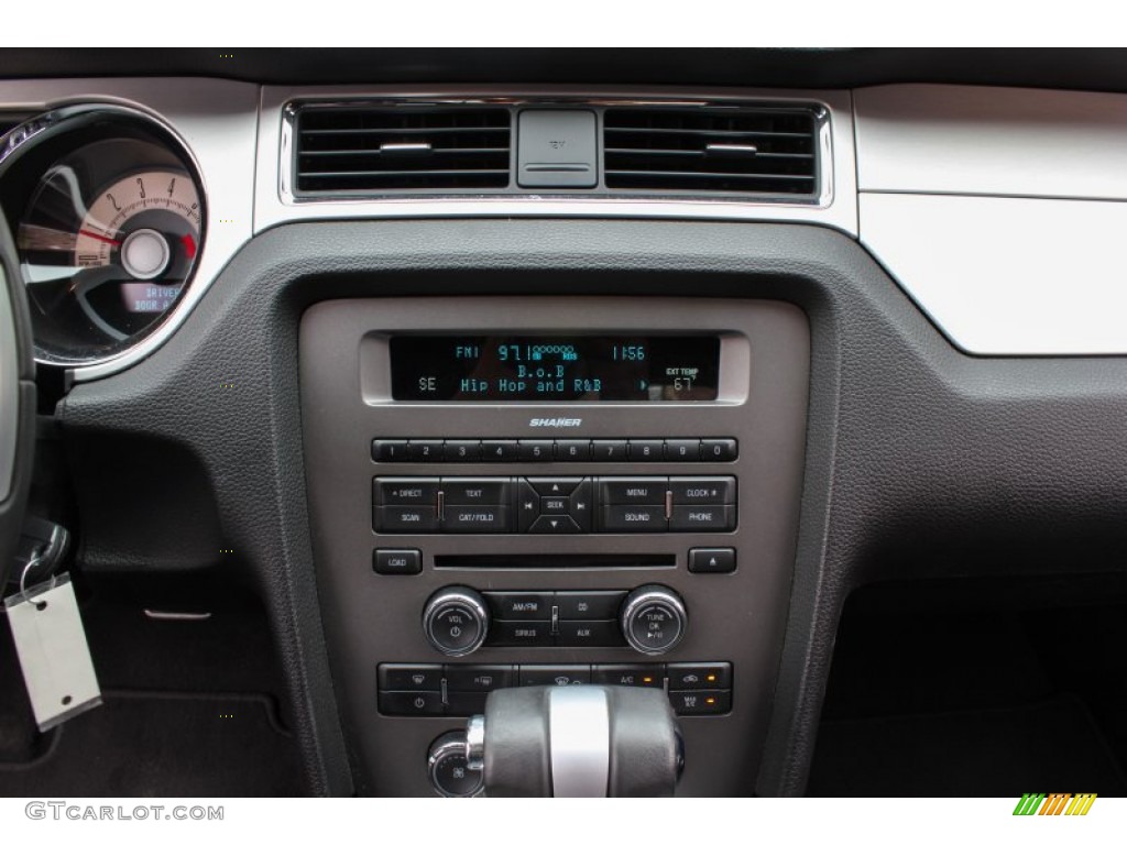 2010 Ford Mustang V6 Premium Convertible Controls Photo #81568197