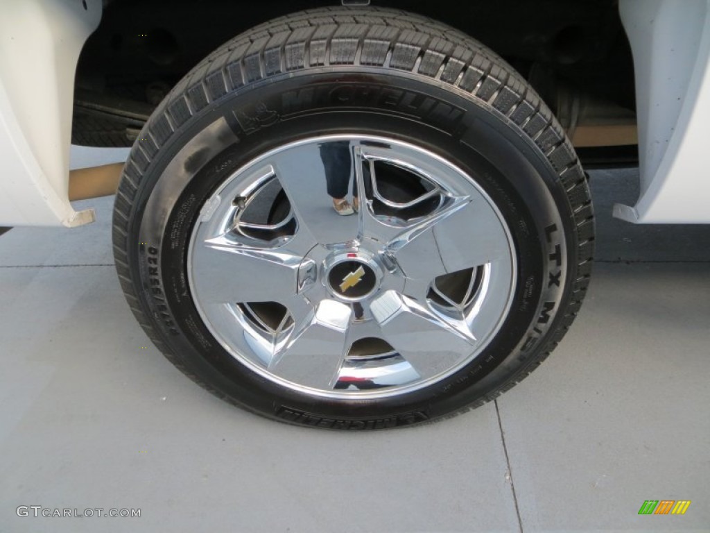 2009 Silverado 1500 LTZ Crew Cab - Summit White / Ebony photo #14