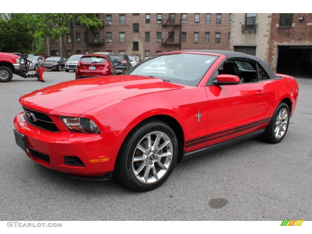 Torch Red 2010 Ford Mustang V6 Premium Convertible Exterior Photo #81568271