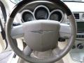 2007 Chrysler Sebring Medium Pebble Beige/Cream Interior Steering Wheel Photo