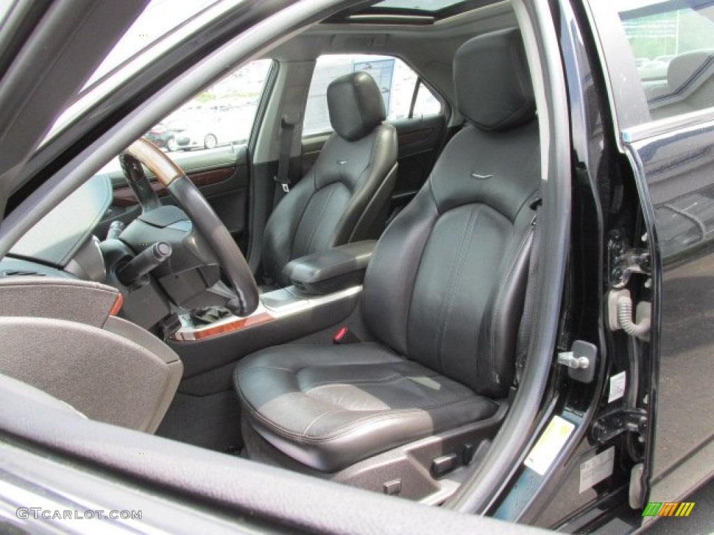 Ebony Interior 2009 Cadillac CTS Sedan Photo #81568852