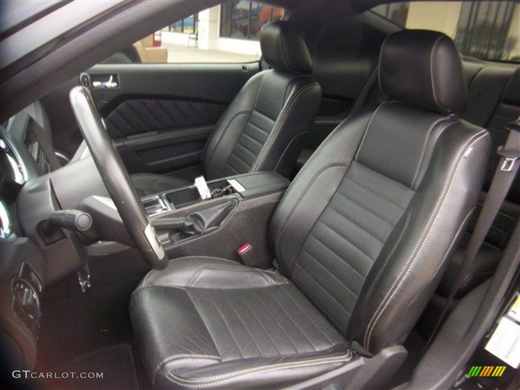 2010 Ford Mustang V6 Premium Coupe Front Seat Photo #81568959
