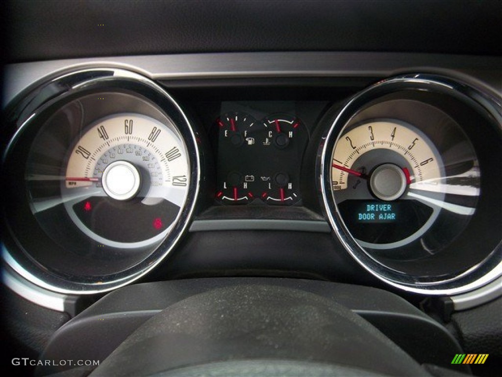 2010 Ford Mustang V6 Premium Coupe Gauges Photo #81569095