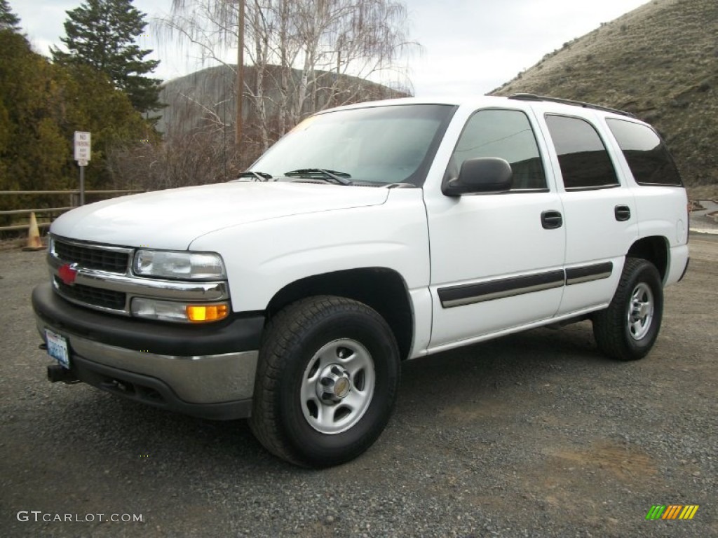 2004 Tahoe LS 4x4 - Summit White / Gray/Dark Charcoal photo #5