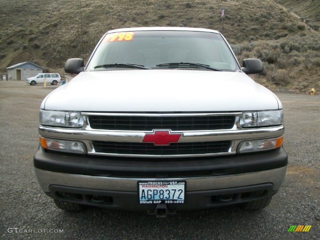 2004 Tahoe LS 4x4 - Summit White / Gray/Dark Charcoal photo #6