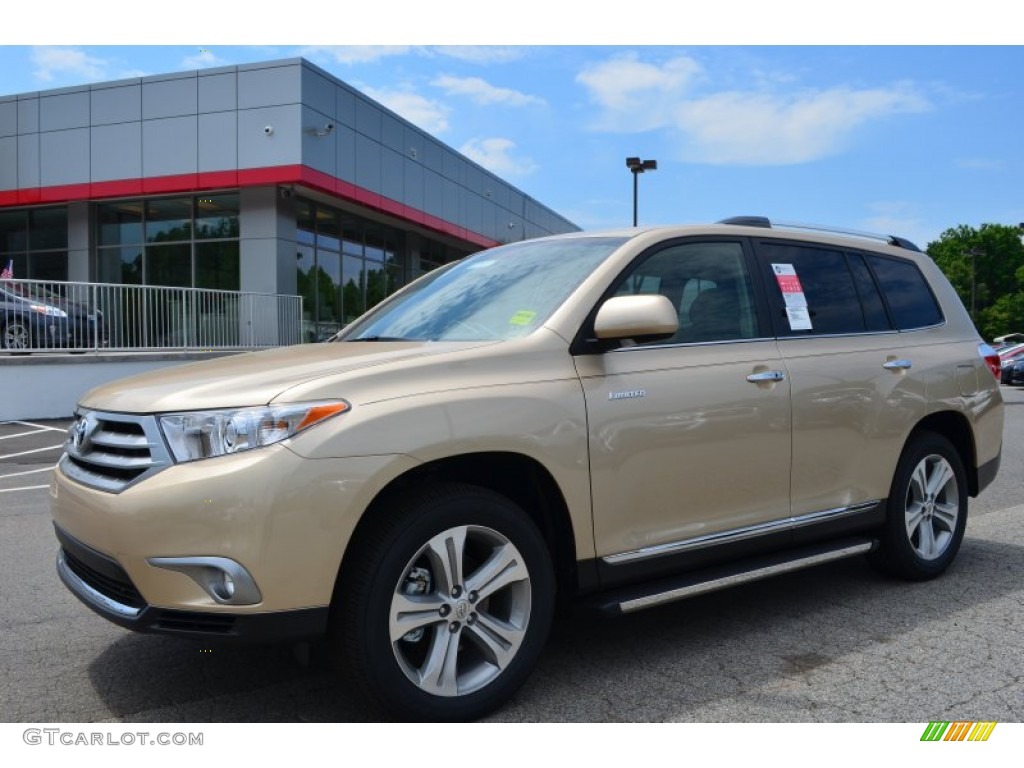 2013 Highlander Limited - Sandy Beach Metallic / Sand Beige photo #1