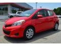 Absolutely Red 2013 Toyota Yaris L 5 Door