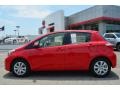 2013 Absolutely Red Toyota Yaris L 5 Door  photo #2