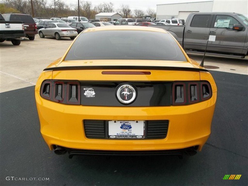 2013 Mustang Boss 302 - School Bus Yellow / Charcoal Black/Recaro Sport Seats photo #3