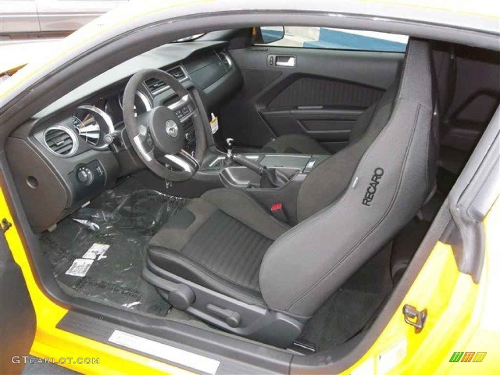 Charcoal Black/Recaro Sport Seats Interior 2013 Ford Mustang Boss 302 Photo #81571668