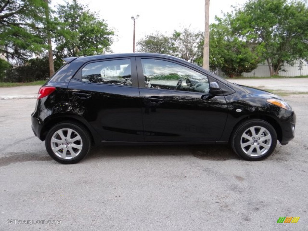 Brilliant Black 2013 Mazda MAZDA2 Touring Exterior Photo #81571743