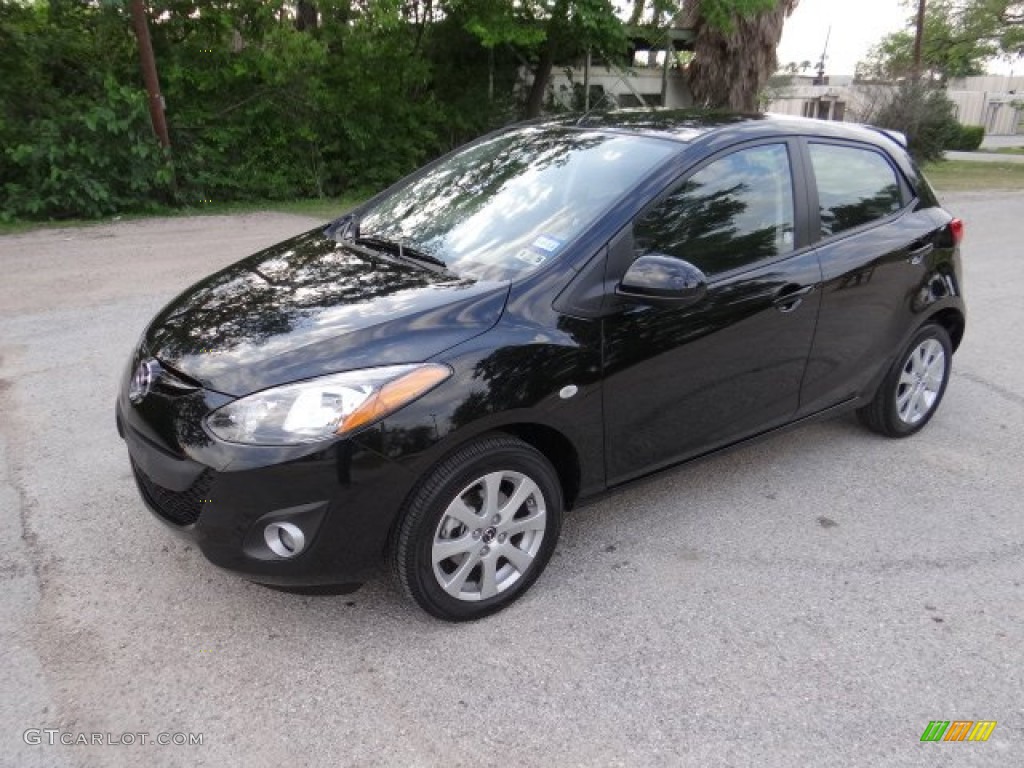 Brilliant Black 2013 Mazda MAZDA2 Touring Exterior Photo #81571839
