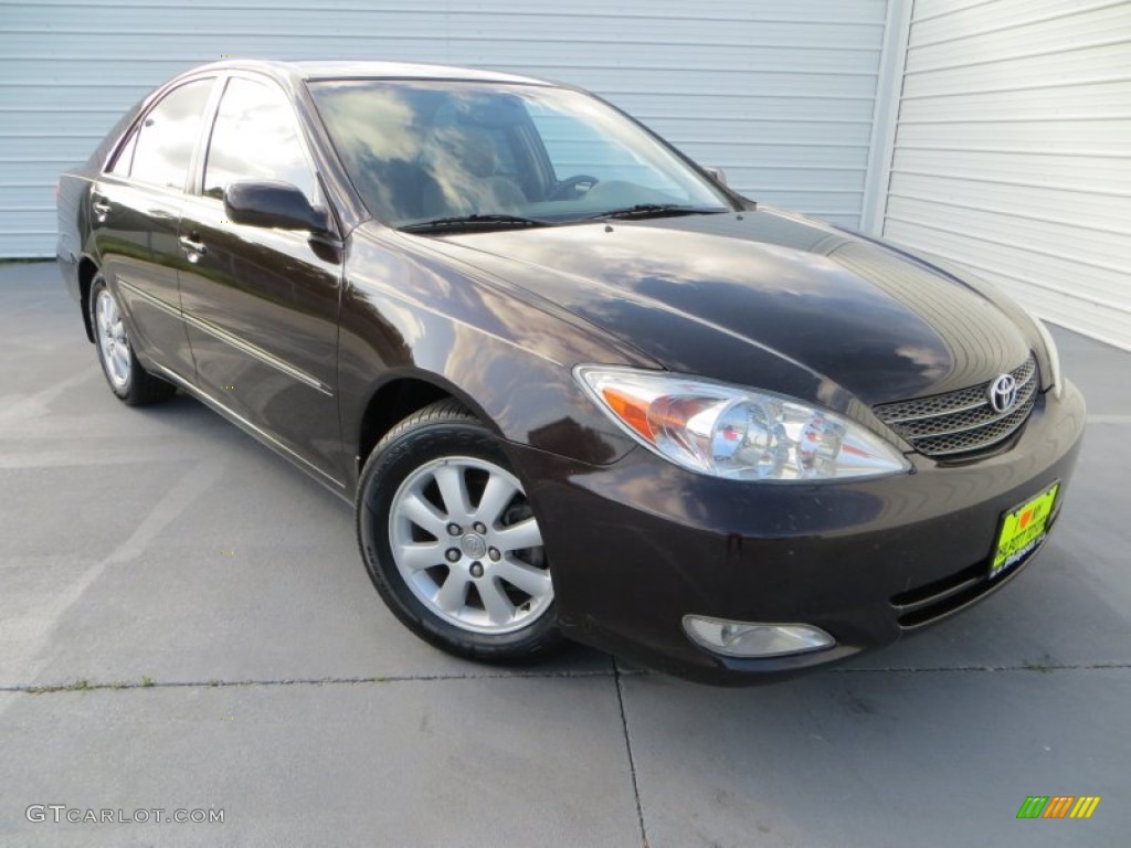2003 Camry XLE - Black Walnut Pearl / Taupe photo #1