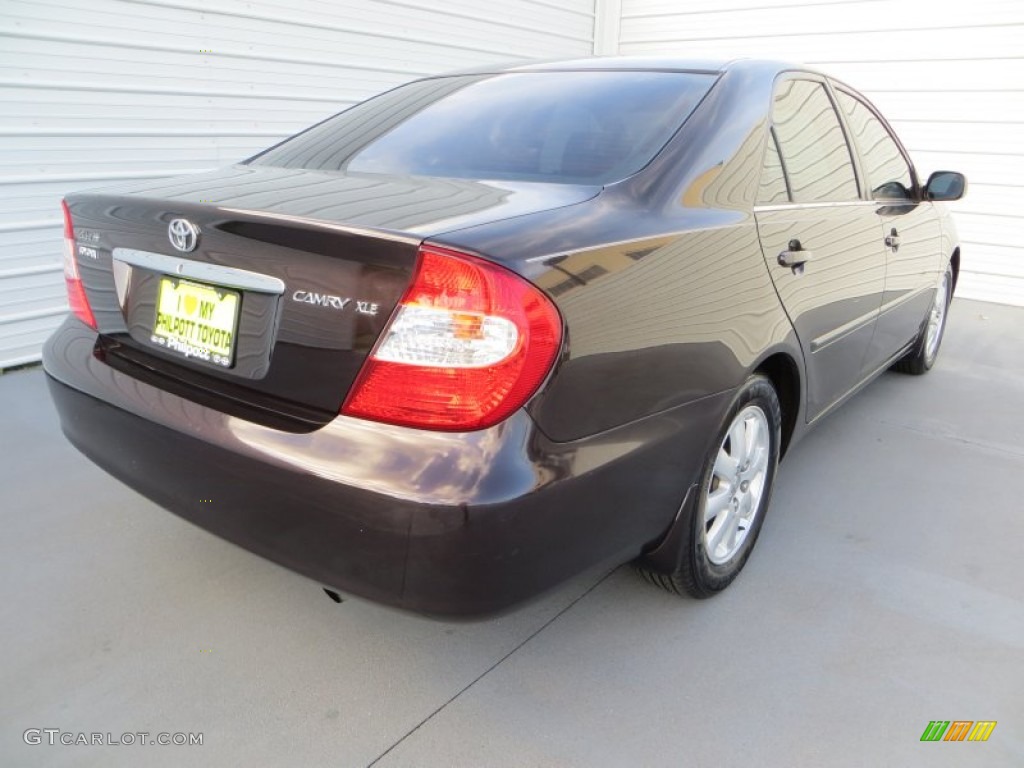 2003 Camry XLE - Black Walnut Pearl / Taupe photo #4