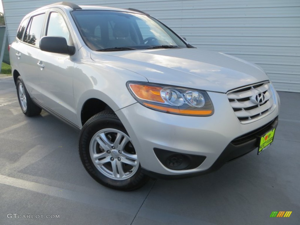 2011 Santa Fe GLS - Moonstone Silver / Gray photo #1