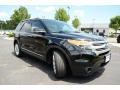 2012 Black Ford Explorer XLT  photo #3