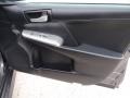 2013 Toyota Camry Black/Ash Interior Door Panel Photo