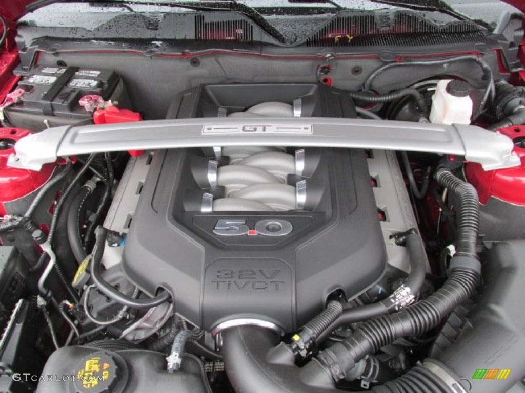2013 Ford Mustang GT Premium Convertible 5.0 Liter DOHC 32-Valve Ti-VCT V8 Engine Photo #81576813