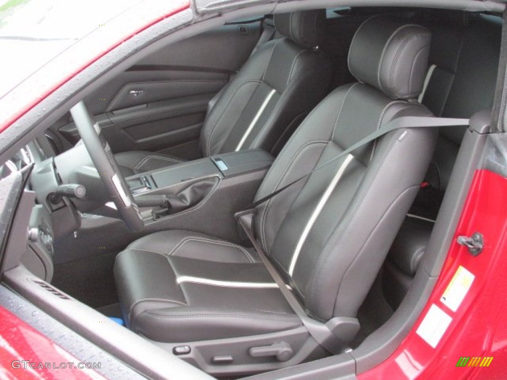 Charcoal Black/Cashmere Accent Interior 2013 Ford Mustang GT Premium Convertible Photo #81576879