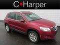 Wild Cherry Metallic 2009 Volkswagen Tiguan SE 4Motion
