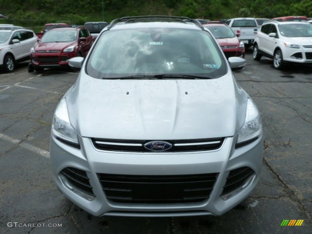 2013 Escape SEL 2.0L EcoBoost 4WD - Ingot Silver Metallic / Charcoal Black photo #6