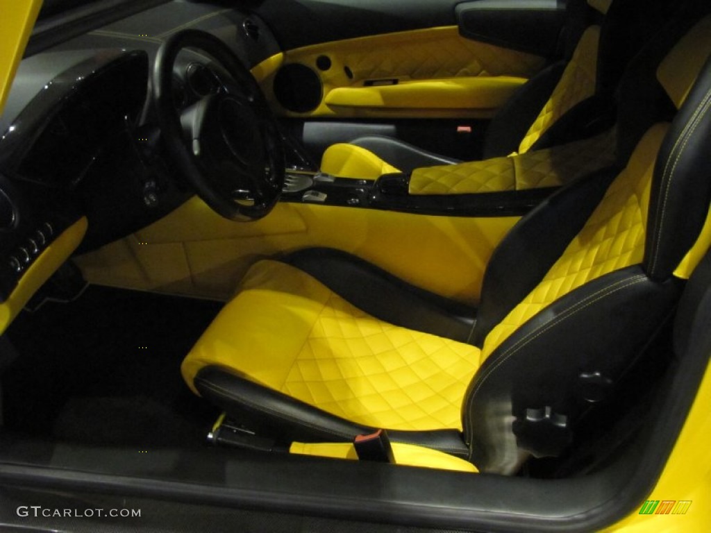 Nero Perseus Interior 2009 Lamborghini Murcielago LP640 Coupe E-Gear Photo #81578004