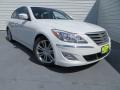 2013 White Satin Pearl Hyundai Genesis 3.8 Sedan  photo #1