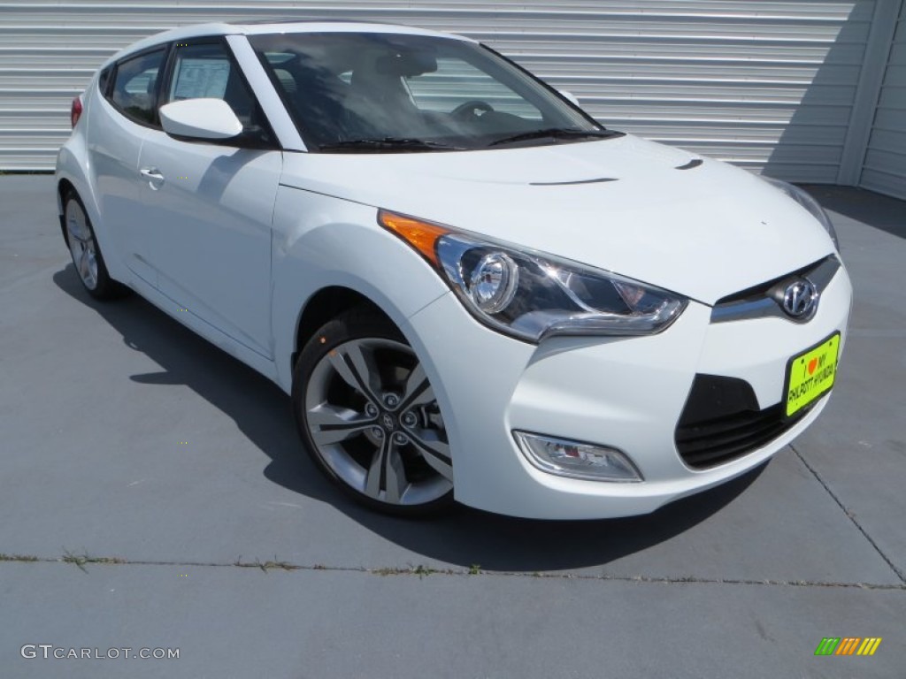 2013 Veloster  - Century White / Gray photo #1