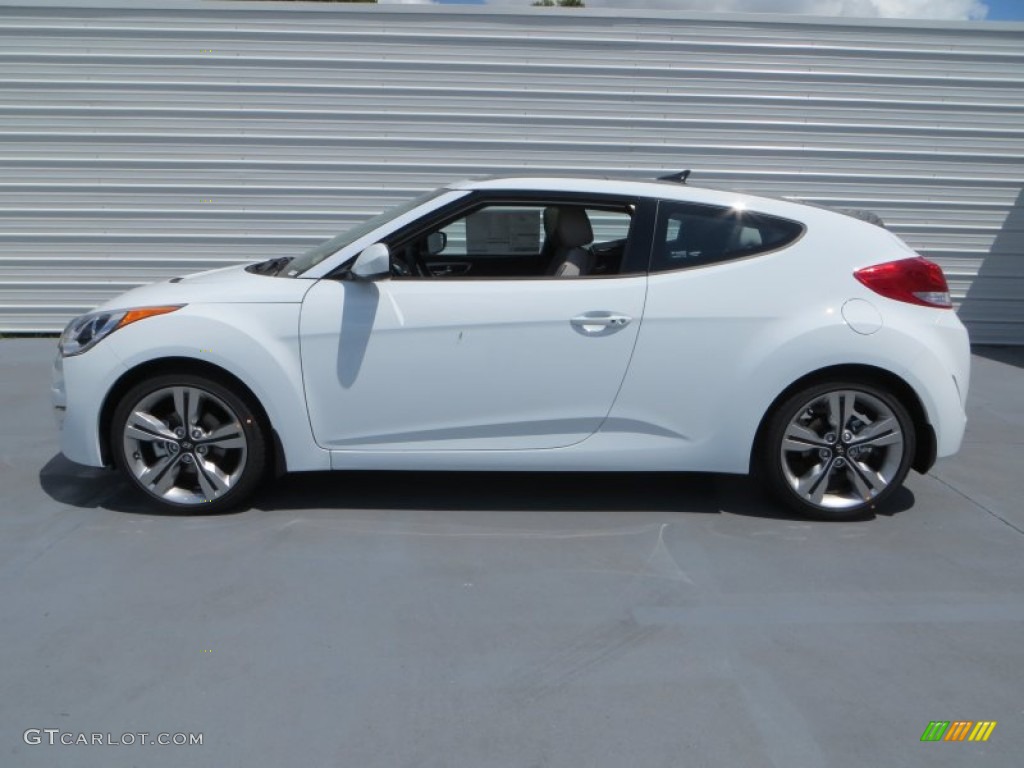 2013 Veloster  - Century White / Gray photo #6