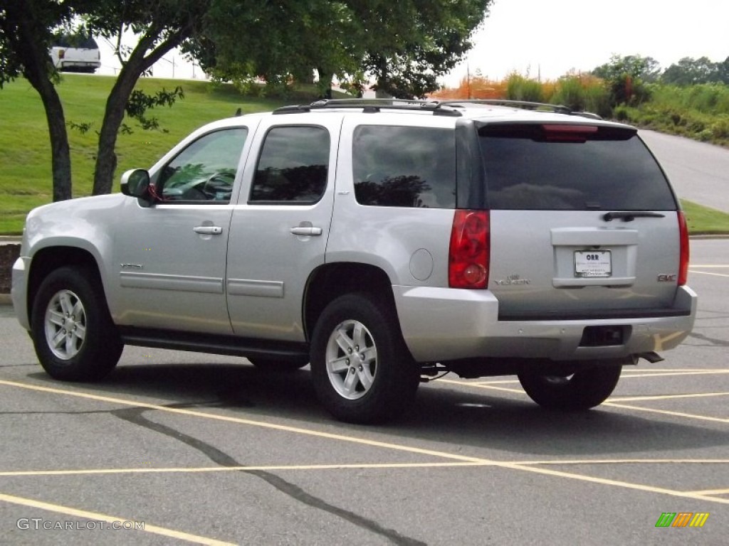 2013 Yukon SLT - Quicksilver Metallic / Ebony photo #3