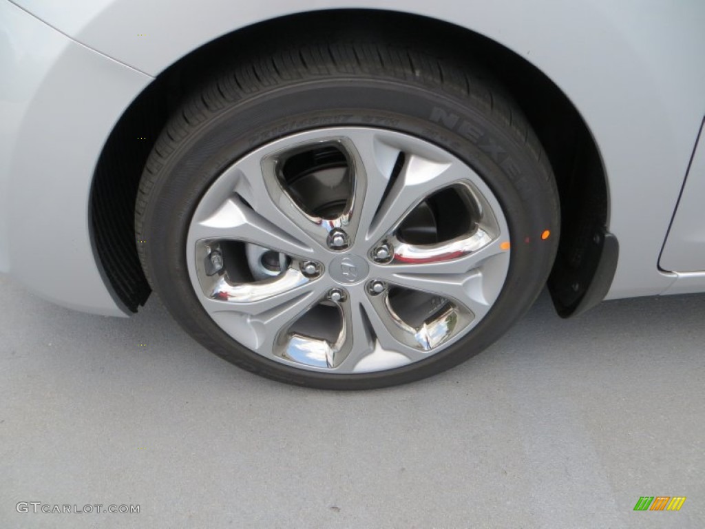 2013 Elantra GT - Shimmering Air Silver / Black photo #11