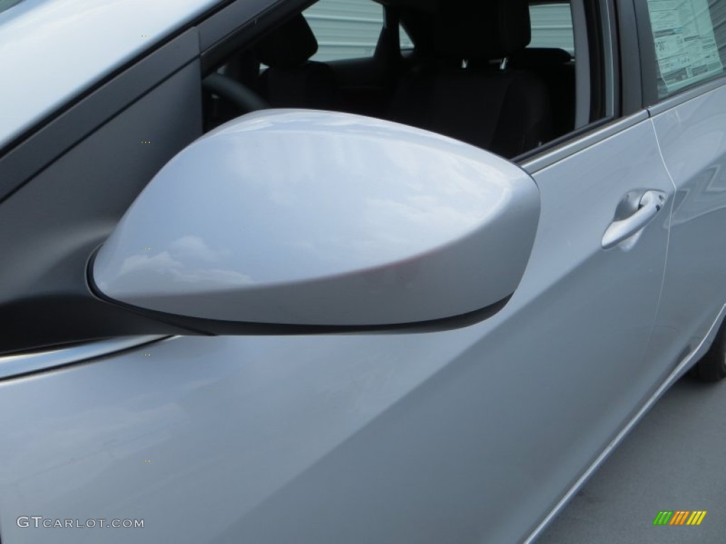 2013 Elantra GT - Shimmering Air Silver / Black photo #12