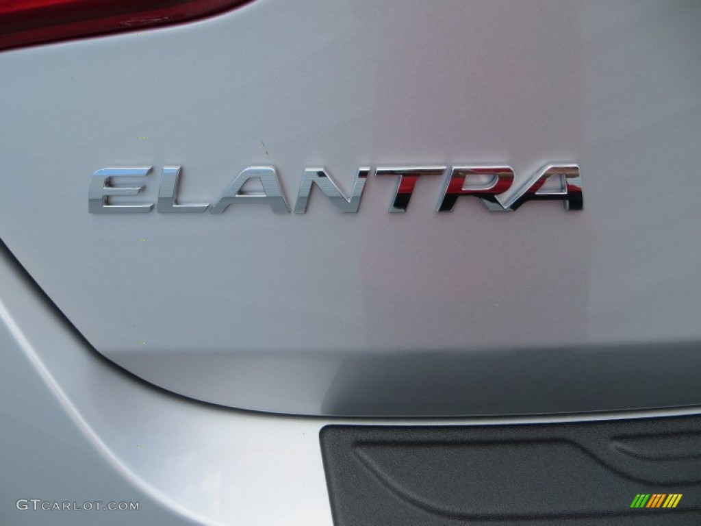 2013 Elantra GT - Shimmering Air Silver / Black photo #14