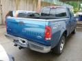 2001 Island Blue Metallic Ford F150 XLT SuperCab 4x4  photo #5