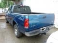 2001 Island Blue Metallic Ford F150 XLT SuperCab 4x4  photo #7