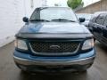 2001 Island Blue Metallic Ford F150 XLT SuperCab 4x4  photo #9
