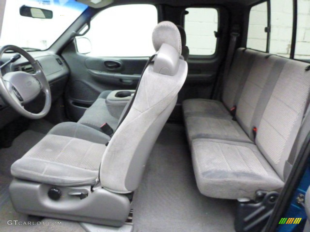Medium Graphite Interior 2001 Ford F150 XLT SuperCab 4x4 Photo #81579762