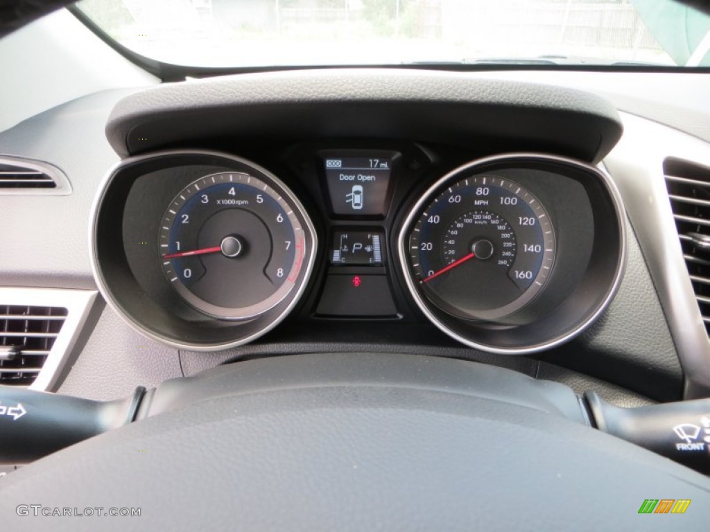 2013 Elantra GT - Shimmering Air Silver / Black photo #32