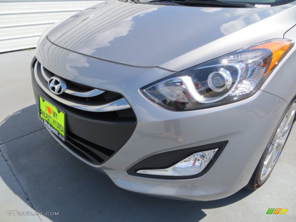 2013 Elantra GT - Titanium Gray Metallic / Black photo #9