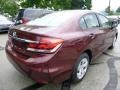 Crimson Red Pearl - Civic LX Sedan Photo No. 3