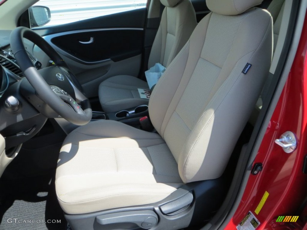 Beige Interior 2013 Hyundai Elantra GT Photo #81581478